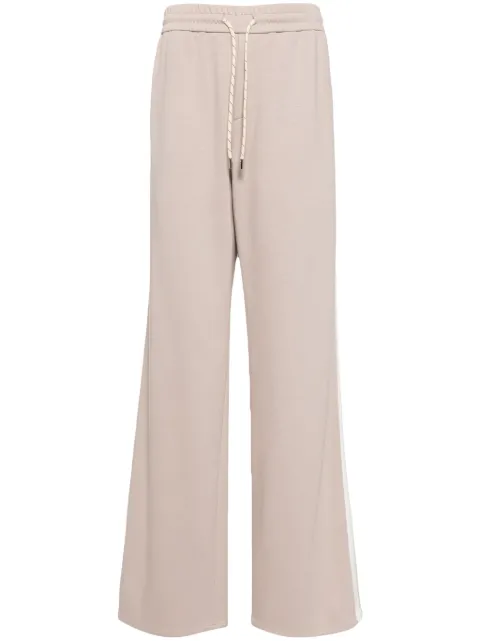 System piping-detail track pants Neutrals SH2F1TPCT06M