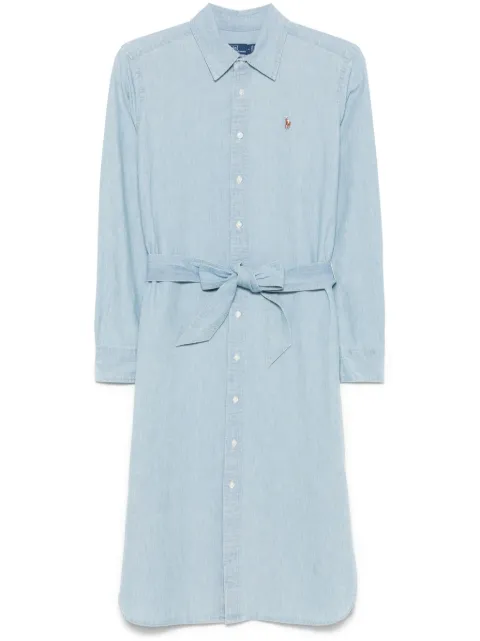 Polo Ralph Lauren Polo Pony-embroidered mini dress Blue 211963464001