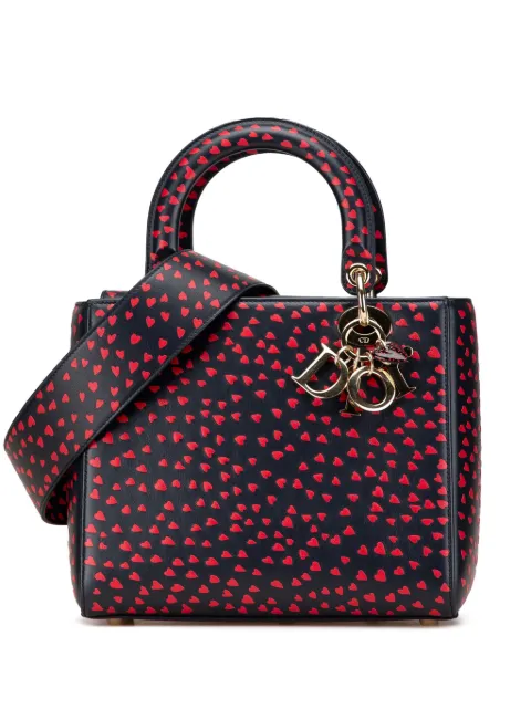 Christian Dior Pre-Owned 2021 Medium Calfskin I Love Paris Lady Dior satchel Blue Z4YYQBV6HLUQL7Y6