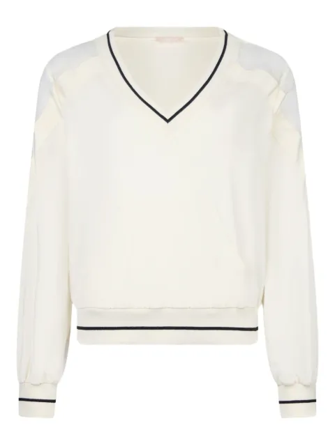 LIU JO V-neck sweatshirt White TA5201TS922