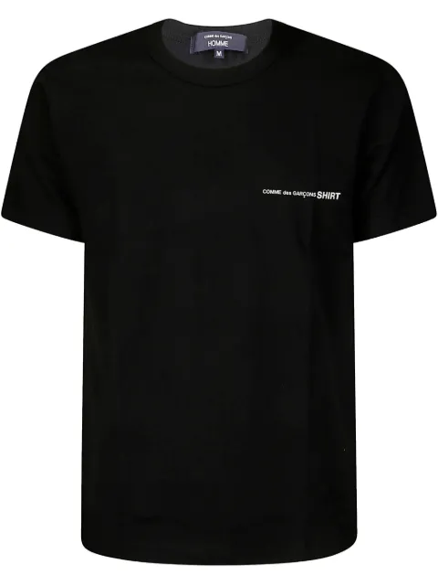 Comme Des Garçons Shirt logo-print T-shirt Black FOT026