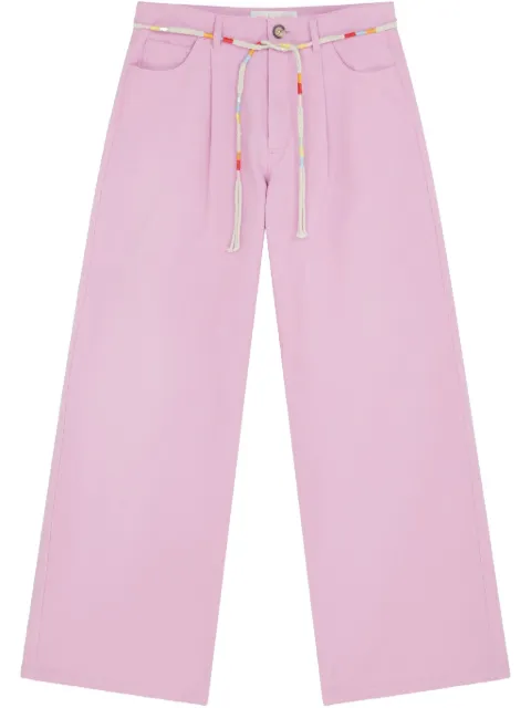 Mira Mikati cotton trousers Pink TRS036ASS25