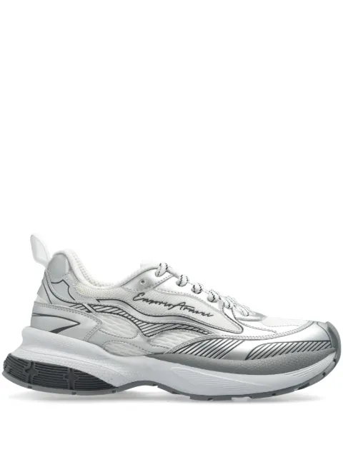 Emporio Armani logo-embossed sneakers White X3X238XR388
