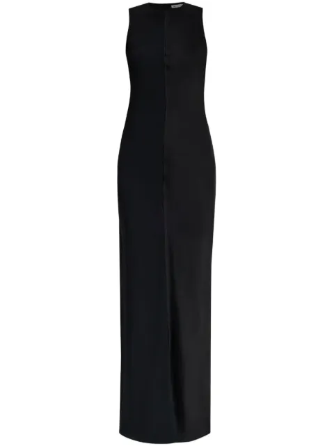 AMI Paris sleeveless midi dress Black FDR366AC0014