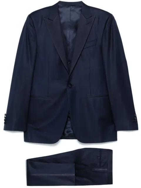 Canali three-piece suit Blue 51971398BF05057