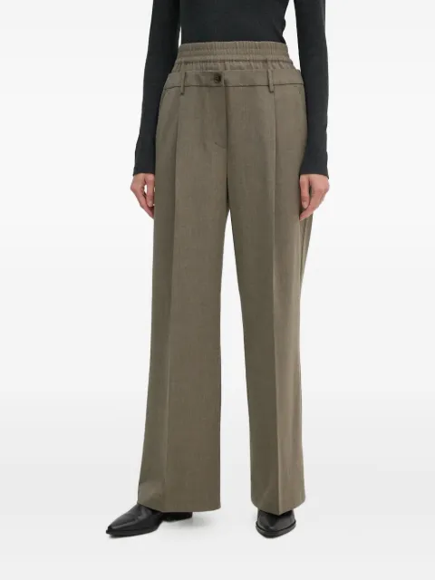 Sisley double-waist trousers Grey 4JYQLF060