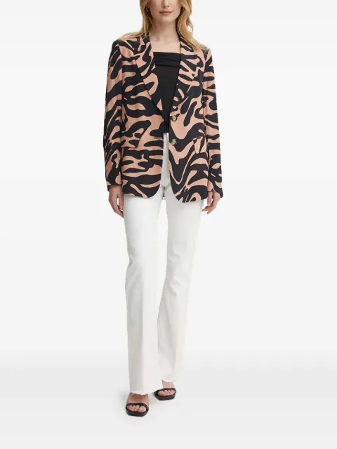 Sisley single-breasted blazer Brown 2VJDLW024