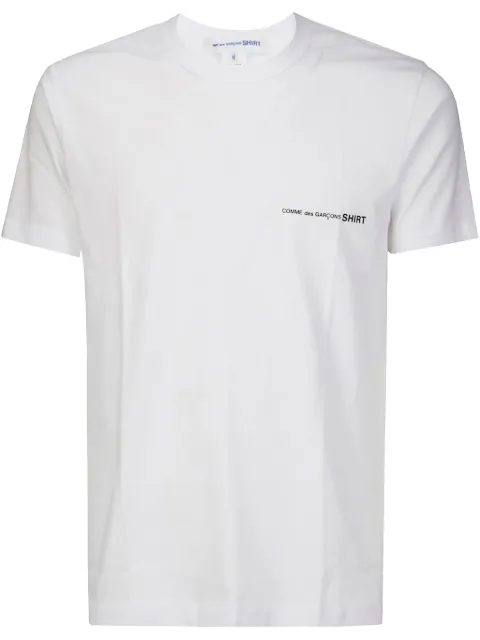 Comme Des Garçons Shirt logo-print T-shirt White FOT026