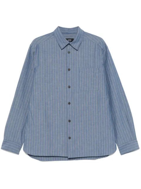 A.P.C. Malo shirt Blue COHFWH12532