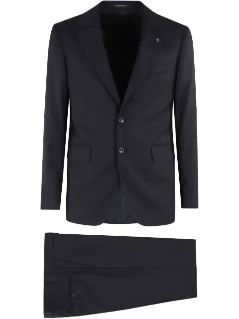 Tagliatore single breasted wool suit Blue 2FNJ22B01060004UPER018096