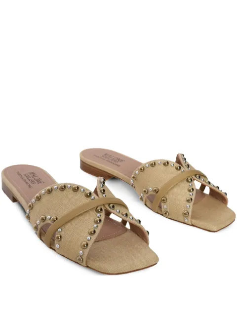 Malone Souliers Keke slides Neutrals KEKE102