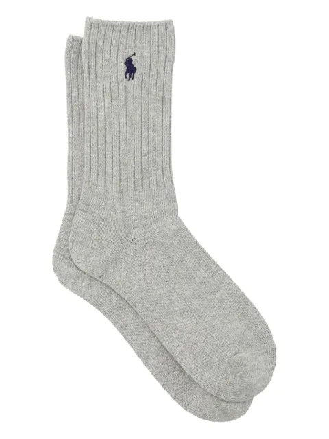 Polo Ralph Lauren Polo Pony-embroidered socks Grey 455846847013