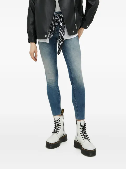 G-Star RAW 3301 frayed-hem jeans Blue D212918968