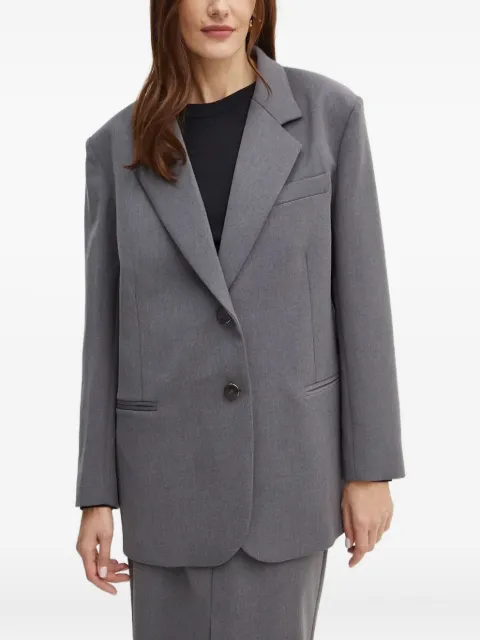 SIMONA CORSELLINI buttoned jacket Grey GI015