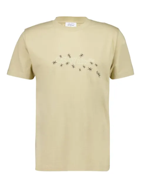 Off-White Ants Arrow T-shirt Neutrals OMAA027S25JER00D