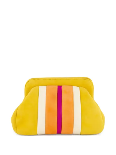 PAULA colour-blocked clutch bag Yellow MEDINE4