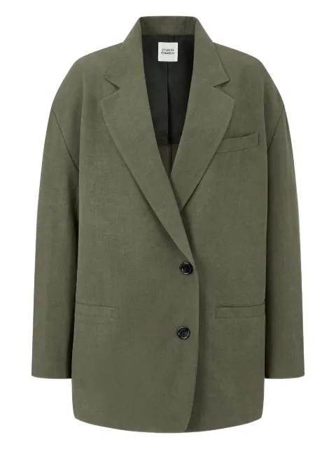 TOMBOY single-breasted blazer Green 9105212184
