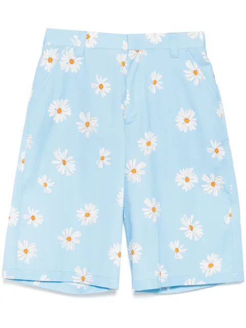 Moschino printed knee-length shorts Blue 251ZZA0338