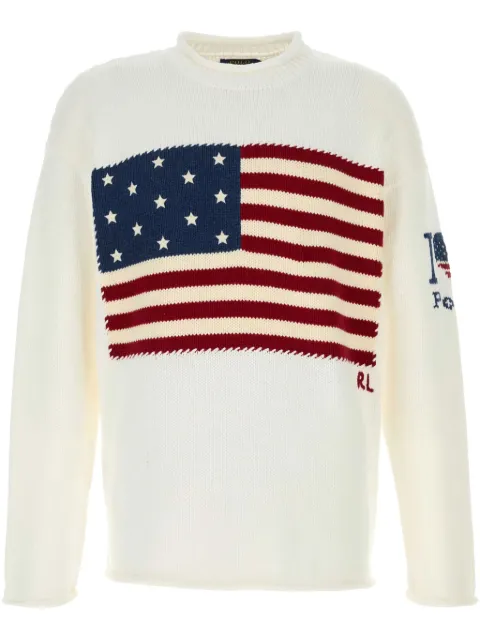 Polo Ralph Lauren Flag sweater White 710962906001