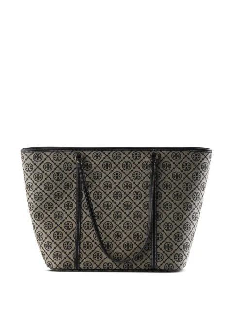 Tory Burch T Monogram zip tote Blue 166416