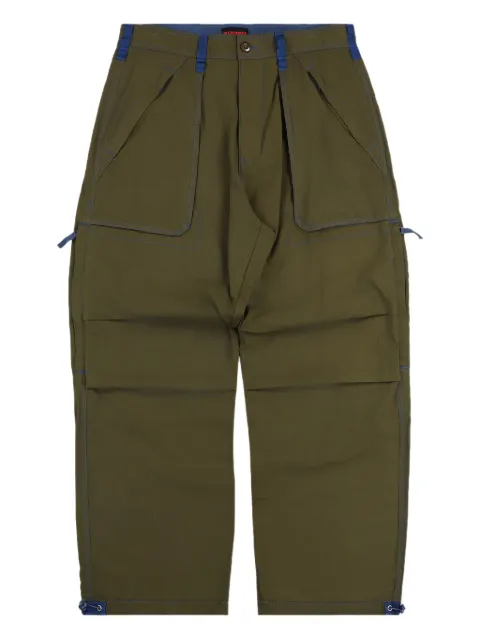 Pleasures Public trousers Green P24W011