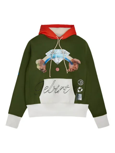 Advisory Board Crystals Birthstone - April "Olive" hoodie Green ABCFW24H021EY04