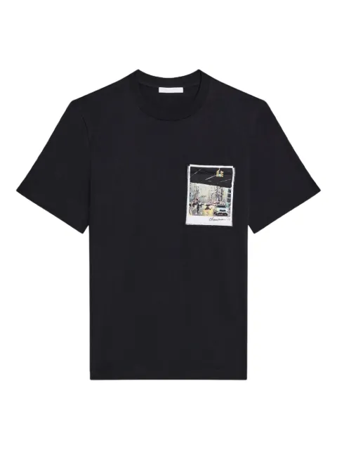 Helmut Lang New York Overpass Postcard "Black" T-shirt Black O06HM514
