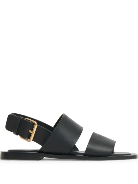 Mansur Gavriel double-strap sandals Black WS25F065EMBLACK