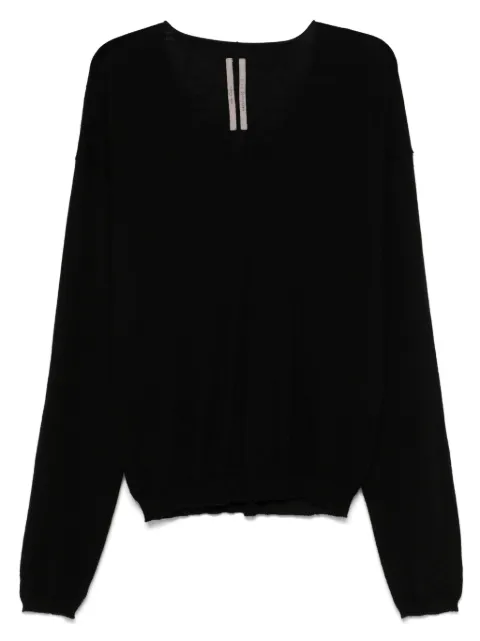 Rick Owens V-neck sweater Black RU01E5621WS