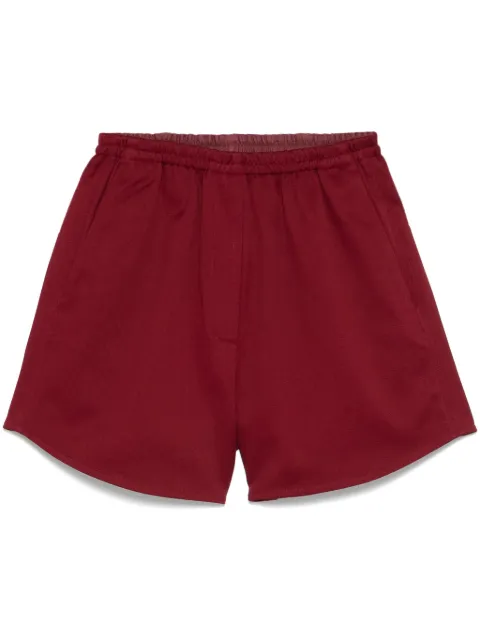 Forte Forte twill cotton shorts Red 13541