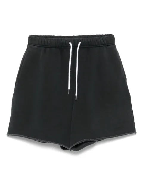Purple Brand cotton fleece shorts Black P446BFWB724