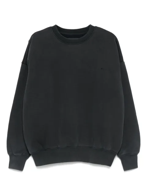 Purple Brand crew-neck fleece sweatshirt Grey P402HFWB724