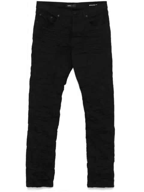 Purple Brand Raw Flared jeans Black P004BLKR823BLACK
