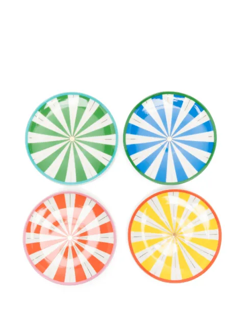 Jonathan Adler Portofino coasters (10cm) Orange 35018
