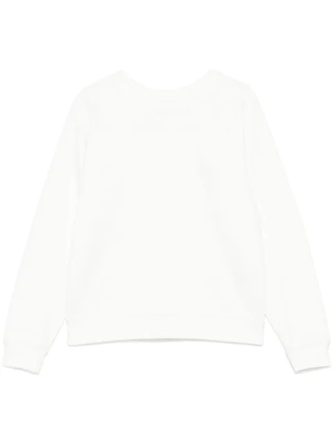 Forte Forte logo-patch sweatshirt White 9915