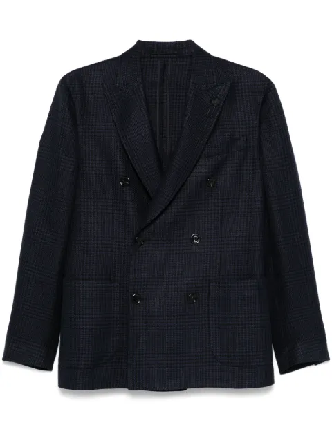 Lardini checked blazer Blue ES6203EESIF64509
