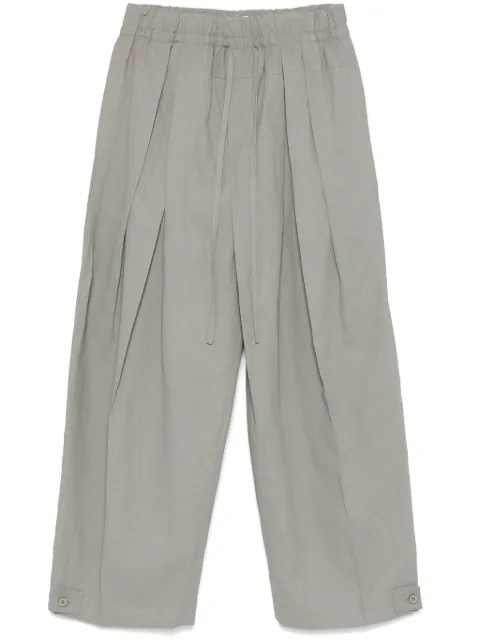 Jil Sander linen trousers Grey J02KA0221J60001