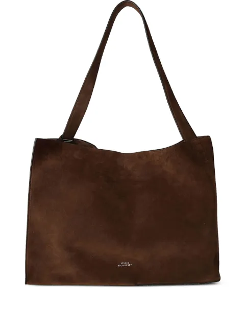 Studio Nicholson suede bag Brown DOUBLETSN741VESUVIOSUEDECOCOA