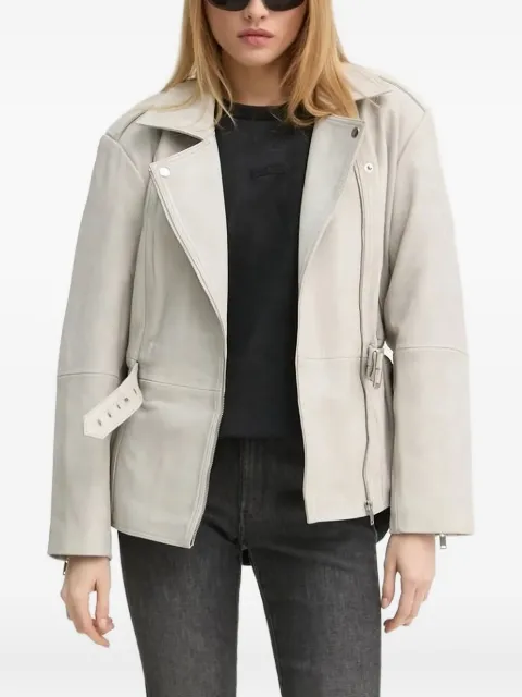 Gestuz Tia leather jacket Neutrals 10909784