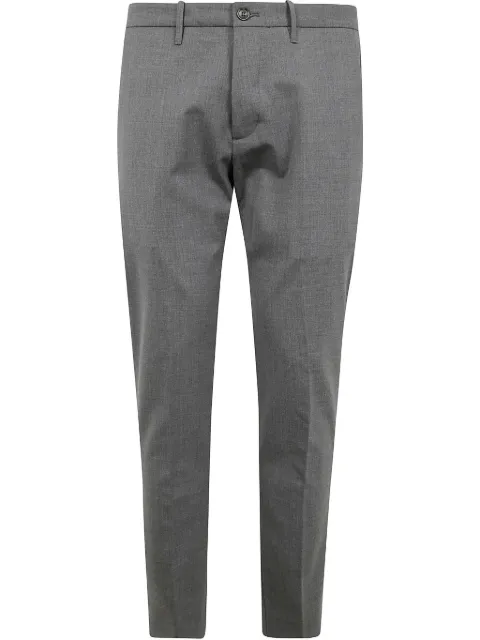 Nine In The Morning logo-patch trousers Grey 9SS25ES167