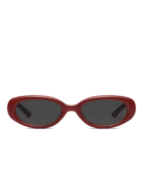 Maison Margiela x Gentle Monster oval-frame sunglasses Red S33YC0065M10077