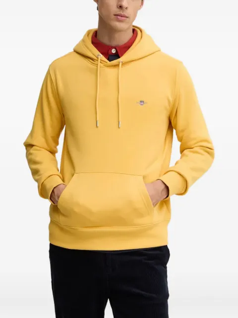 Gant drawstring pouch-pocket hoodie Yellow 2007058