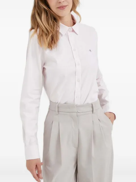 Gant embroidered-logo button-down shirt Pink 4300141