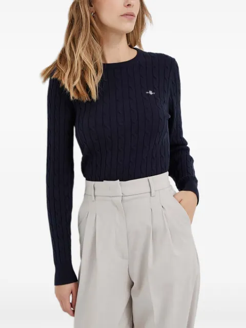 Gant cable-knit sweater Blue 4800100