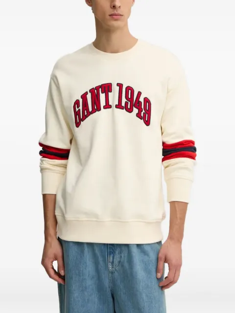 Gant logo-appliqué sweatshirt Neutrals 2036040