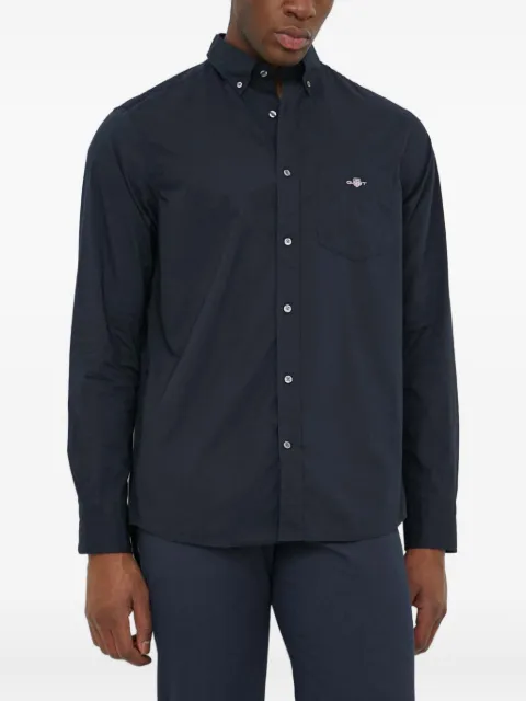 Gant embroidered-logo shirt Black 3000100