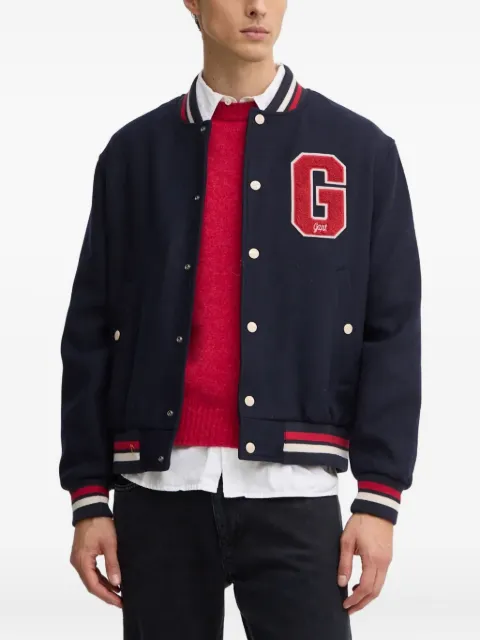 Gant buttoned appliqué jacket Blue 7006490