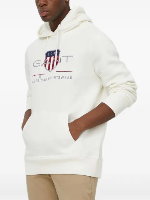 Gant Archive Shield hoodie White 2047082