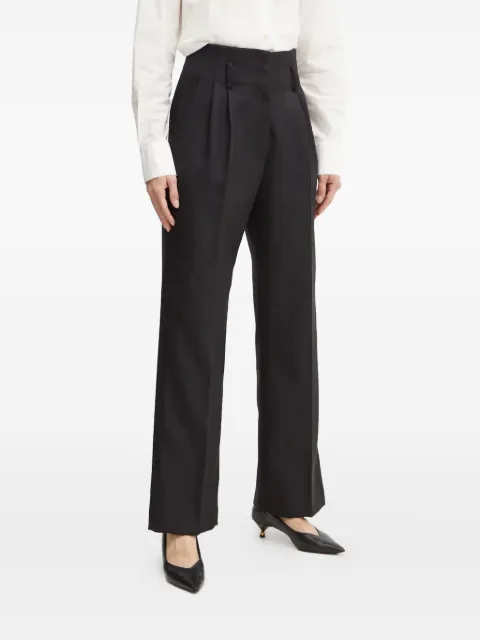 Forte Forte pleated high-waisted trousers Black 13225MYPANTS