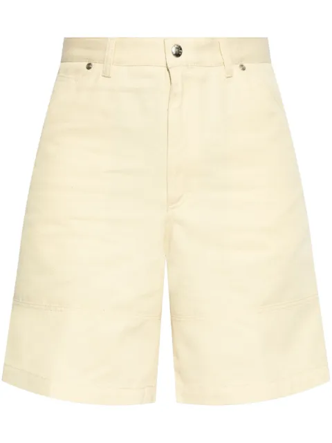 Moncler cotton denim shorts Neutrals K10912B00008M6724